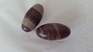 Shiva lingam stones.