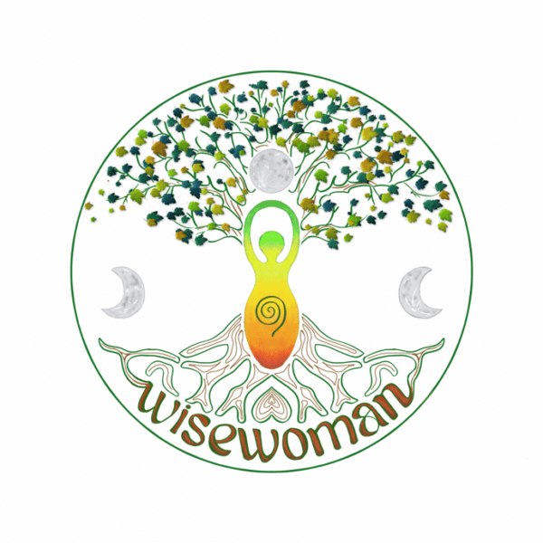 wisewoman goddess programme logo by Justine Evans, Hormone Alchemist