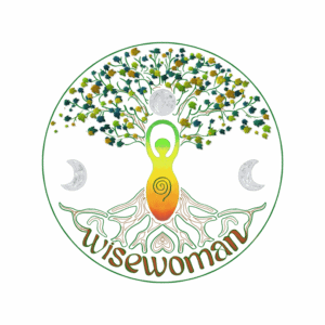 Wisewoman Goddess Programme logo by Justine Evans, Hormone Alchemist