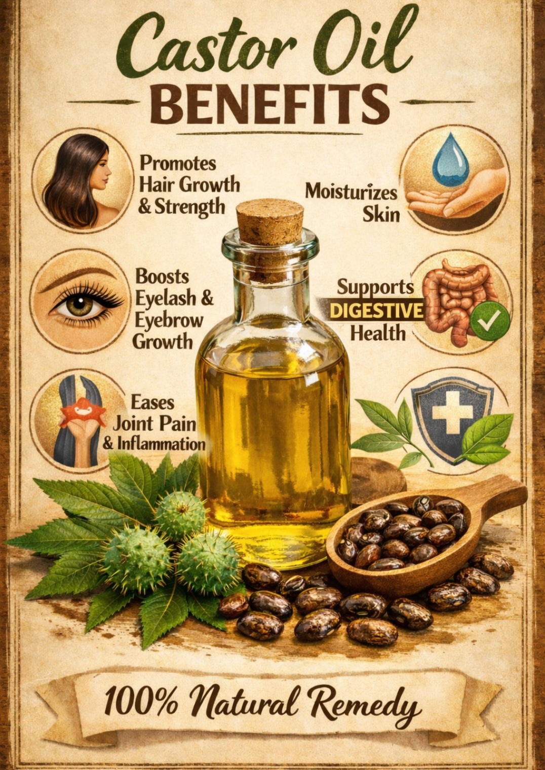 Castor oil benefits